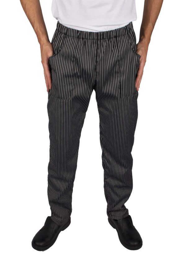 Pantalone Coulisse Tasche Applicate